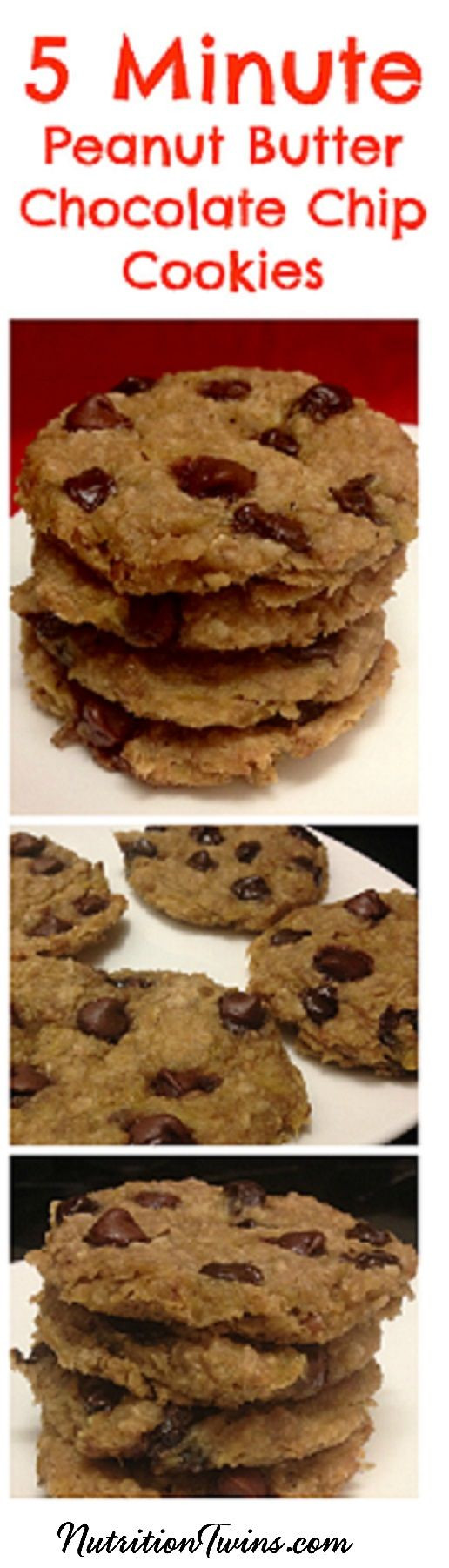 Healthy Peanut Butter Cookies 35 Calories
 Microwave Peanut Butter Chocolate Chip Cookies