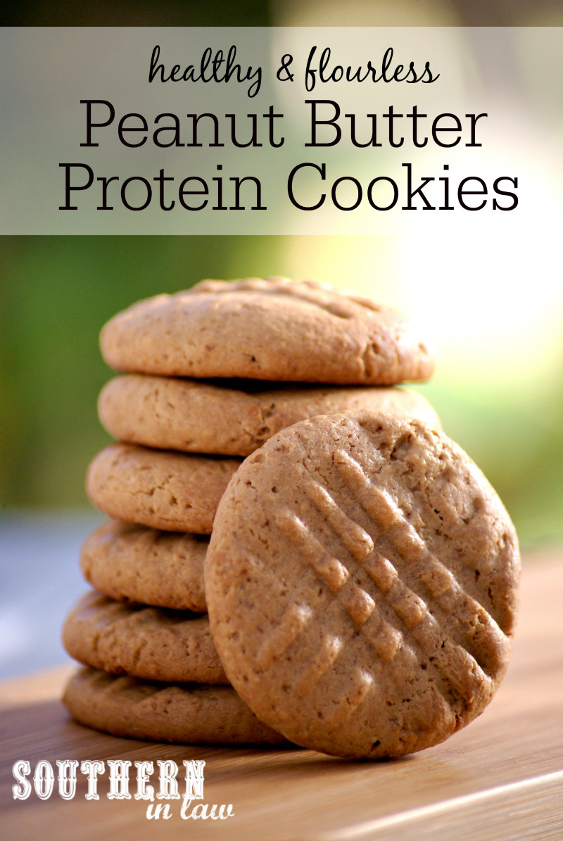 Healthy Peanut Butter Cookies
 Southern In Law Recipe Healthy Peanut Butter Protein Cookies