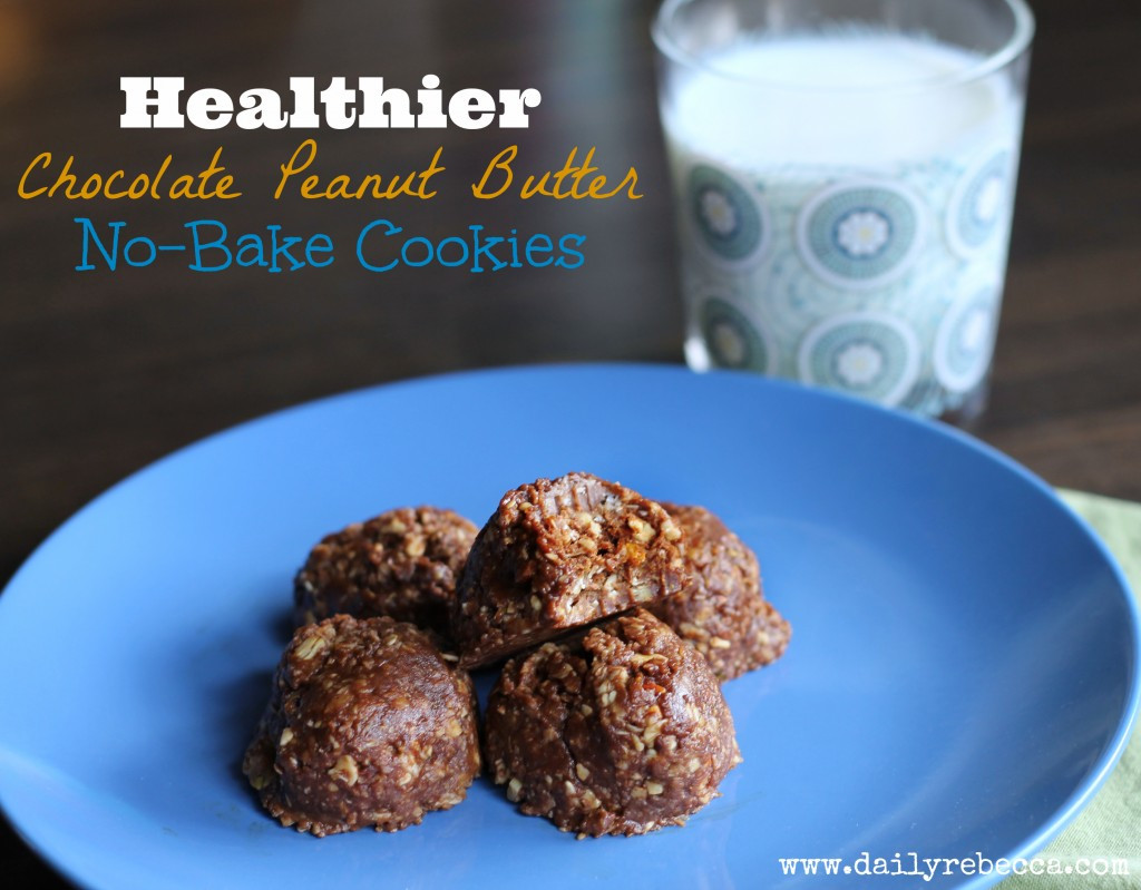 Healthy Peanut Butter No Bake Cookies
 Healthier Chocolate Peanut Butter No Bake Cookies Daily