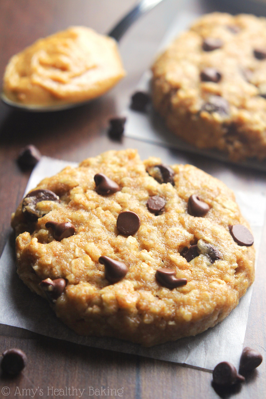 Healthy Peanut Butter Oatmeal Chocolate Chip Cookies
 Chocolate Chip Peanut Butter Oatmeal Cookies Recipe Video