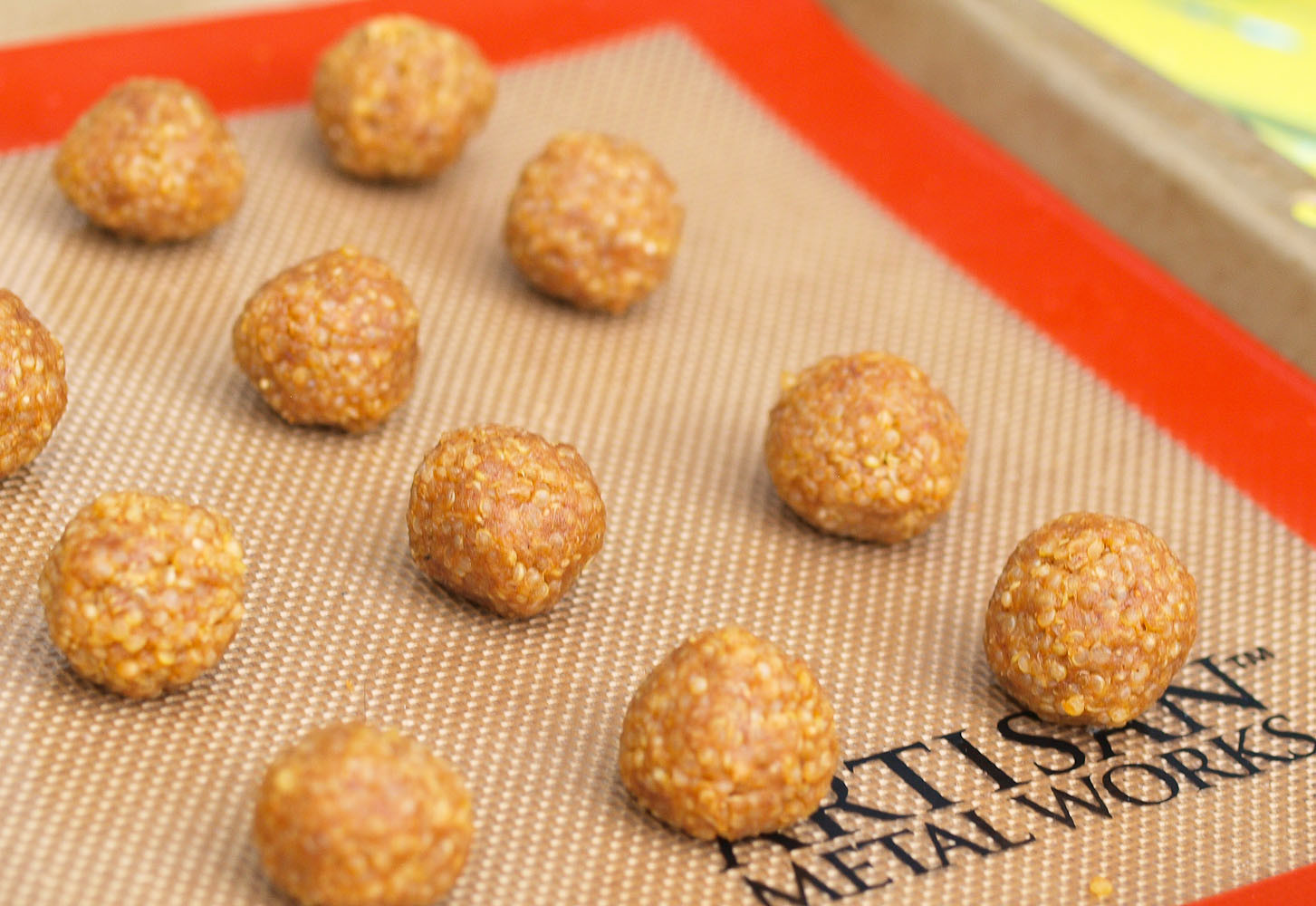 Healthy Peanut Butter Snacks
 Look Again Quinoa Peanut Butter Snack Balls Happy