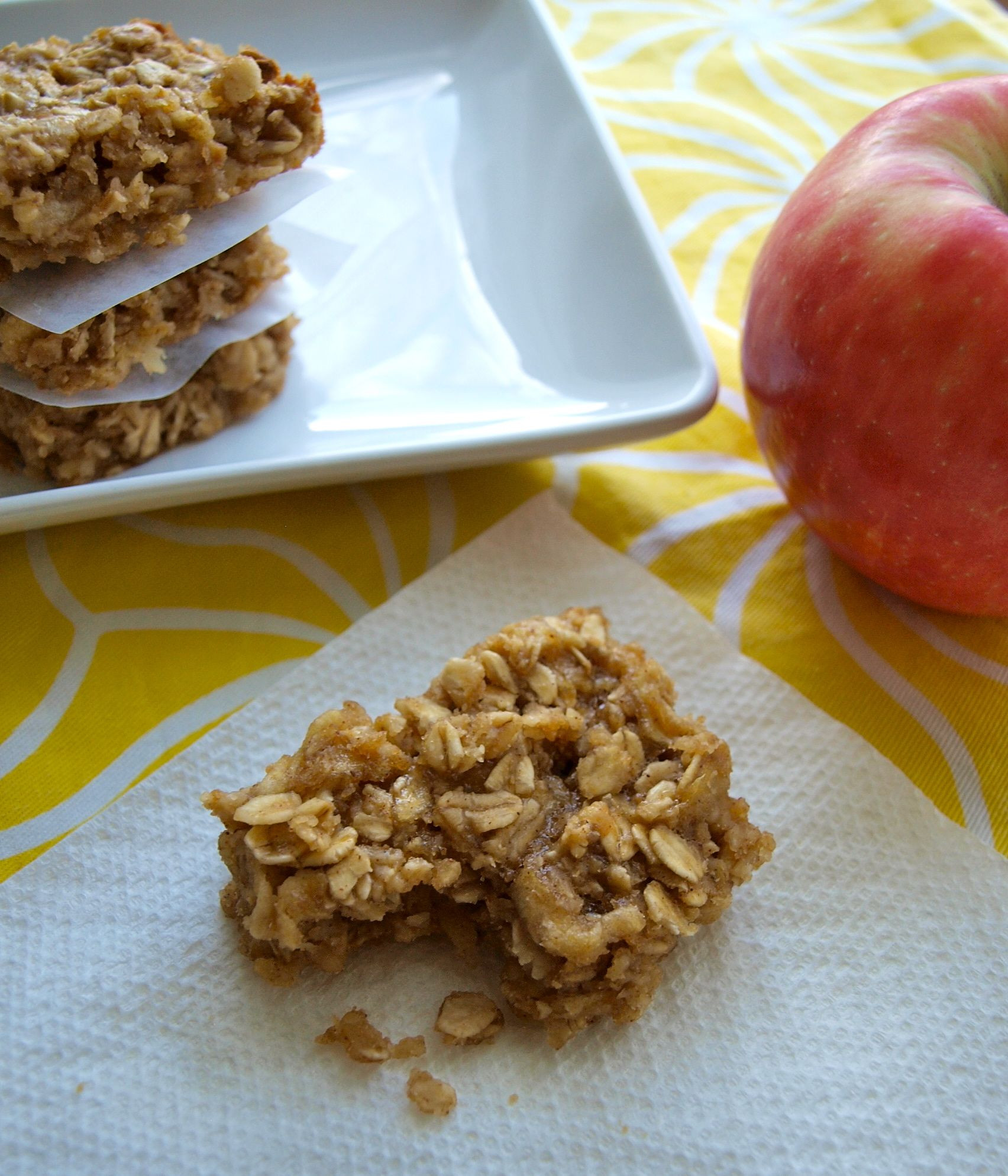 Healthy Peanut Butter Snacks
 Apple peanut butter snack bars Happy Healthy Mama