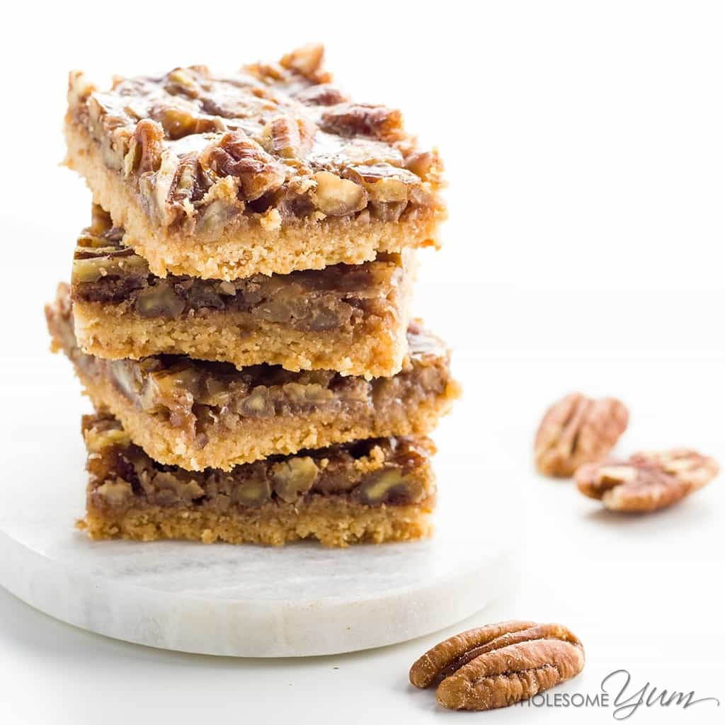 Healthy Pecan Pie Bars
 Paleo Pecan Pie Bars Low Carb Gluten free