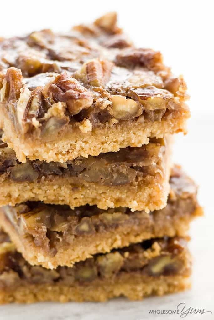 Healthy Pecan Pie Bars
 Paleo Pecan Pie Bars Low Carb Gluten free