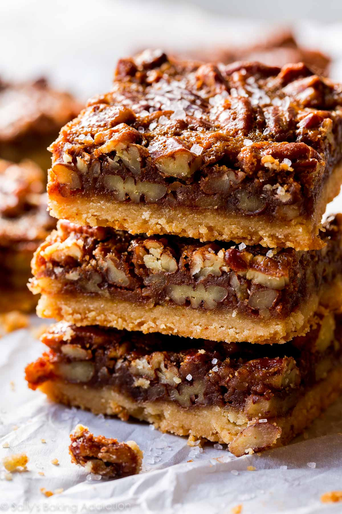 Healthy Pecan Pie Bars
 Brown Butter Pecan Pie Bars