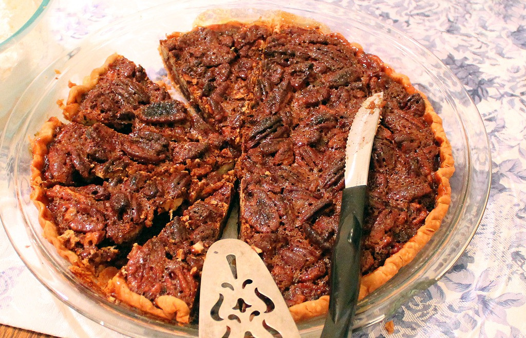 Healthy Pecan Pie
 What I ate for Thanksgiving Dinner