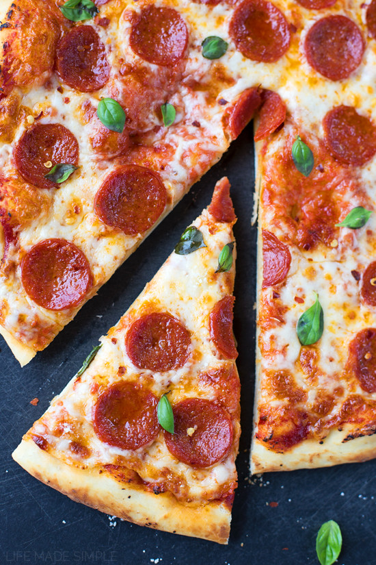 Healthy Pepperoni Pizza
 Classic Pepperoni Pizza Life Made Simple