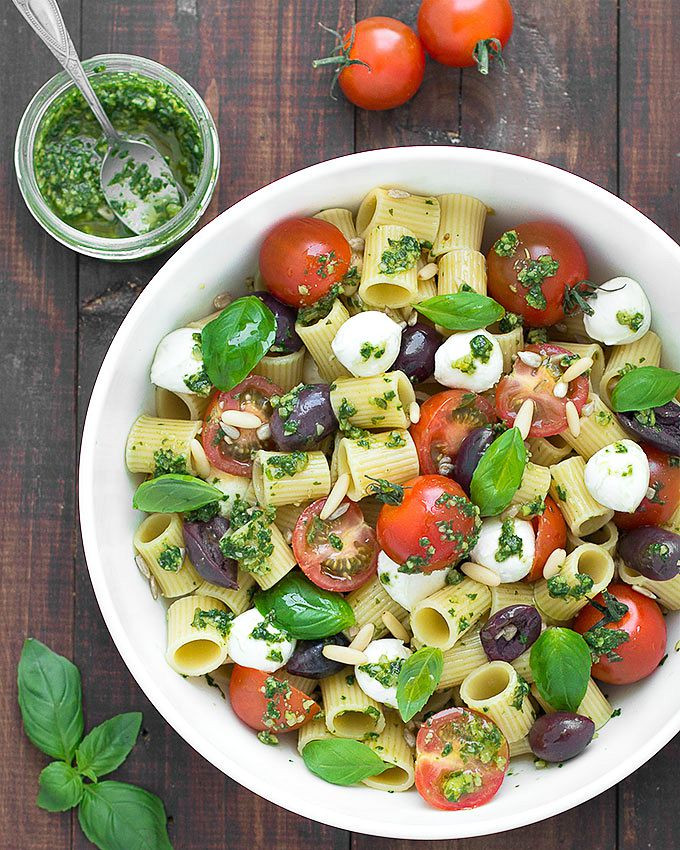 Healthy Pesto Pasta Salad Recipe
 Summer Pesto Pasta Salad As Easy As Apple Pie