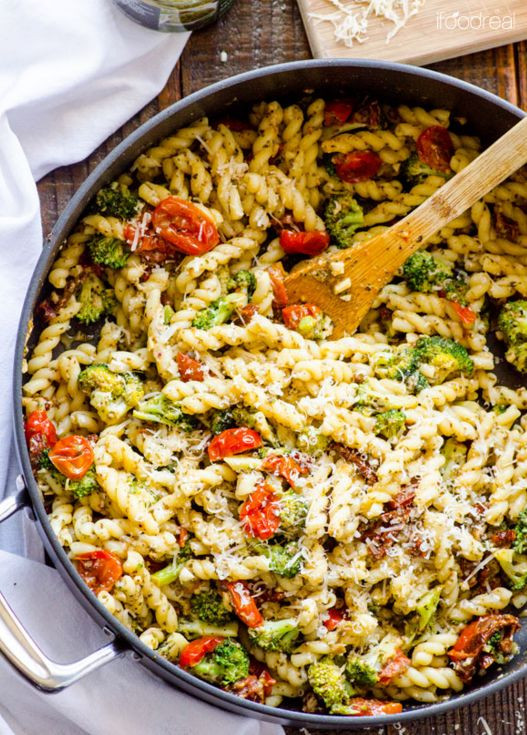 Healthy Pesto Pasta Salad Recipe
 Broccoli pasta Pesto and Pasta on Pinterest