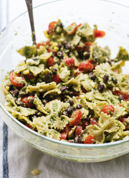 Healthy Pesto Pasta Salad Recipe
 Summertime Pasta Salad Recipe Cookie and Kate