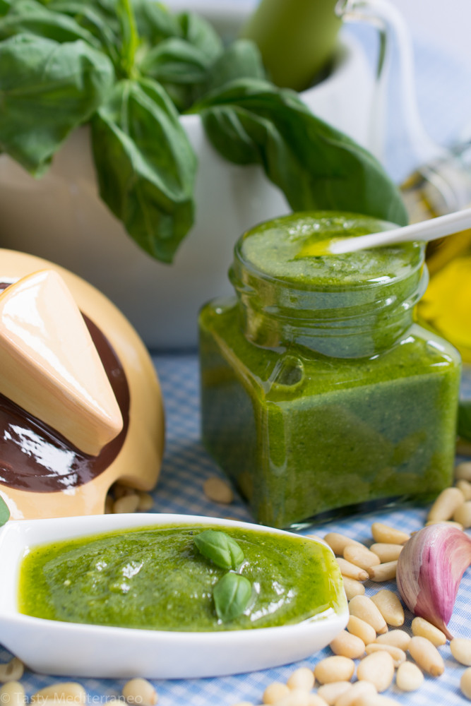 Healthy Pesto Sauce
 Fresh Basil Pesto Sauce – Tasty Mediterraneo