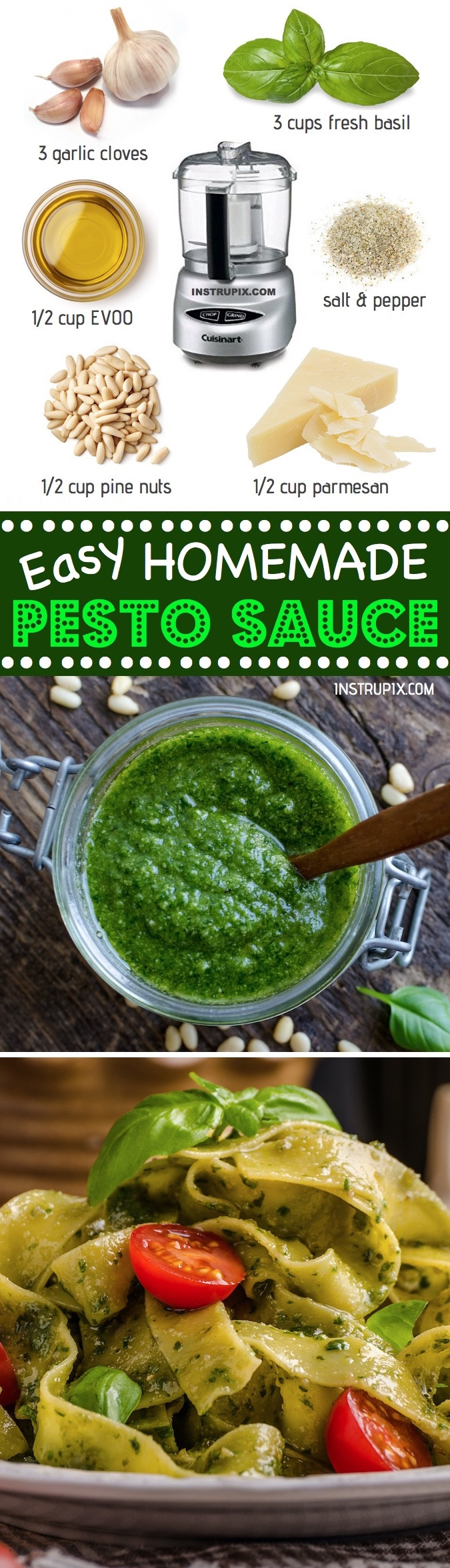 Healthy Pesto Sauce
 healthy homemade pesto