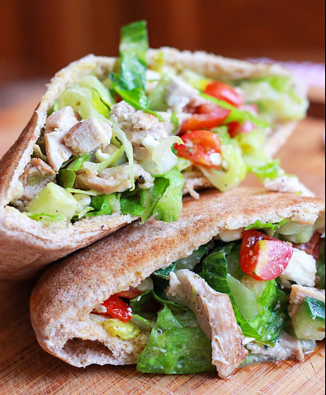 Healthy Pita Bread
 Chicken Salad in Pita Pockets