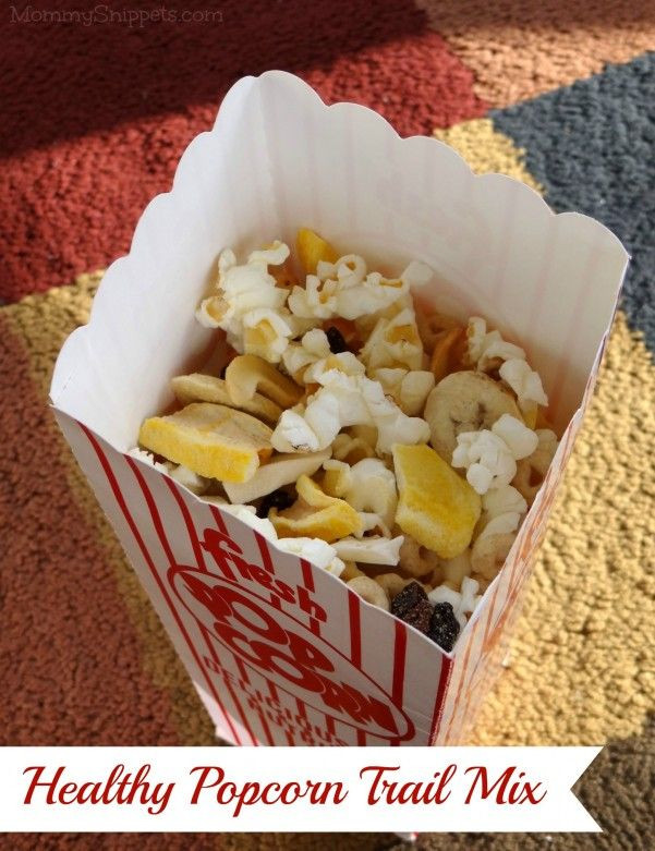Healthy Popcorn Snacks
 Healthy Popcorn Trail Mix