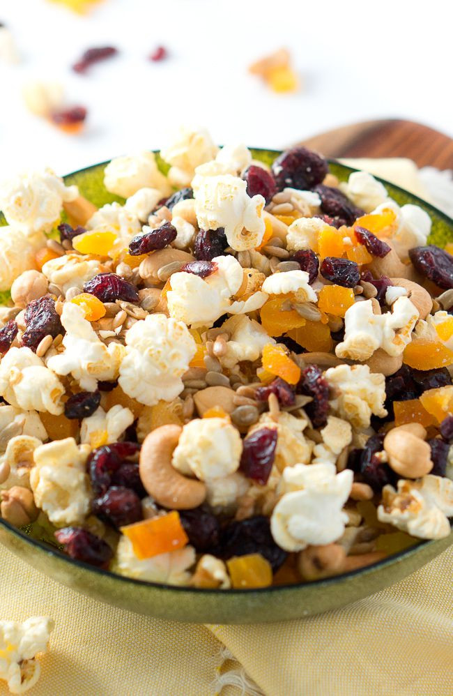 Healthy Popcorn Snacks
 Healthy Popcorn Trail Mix