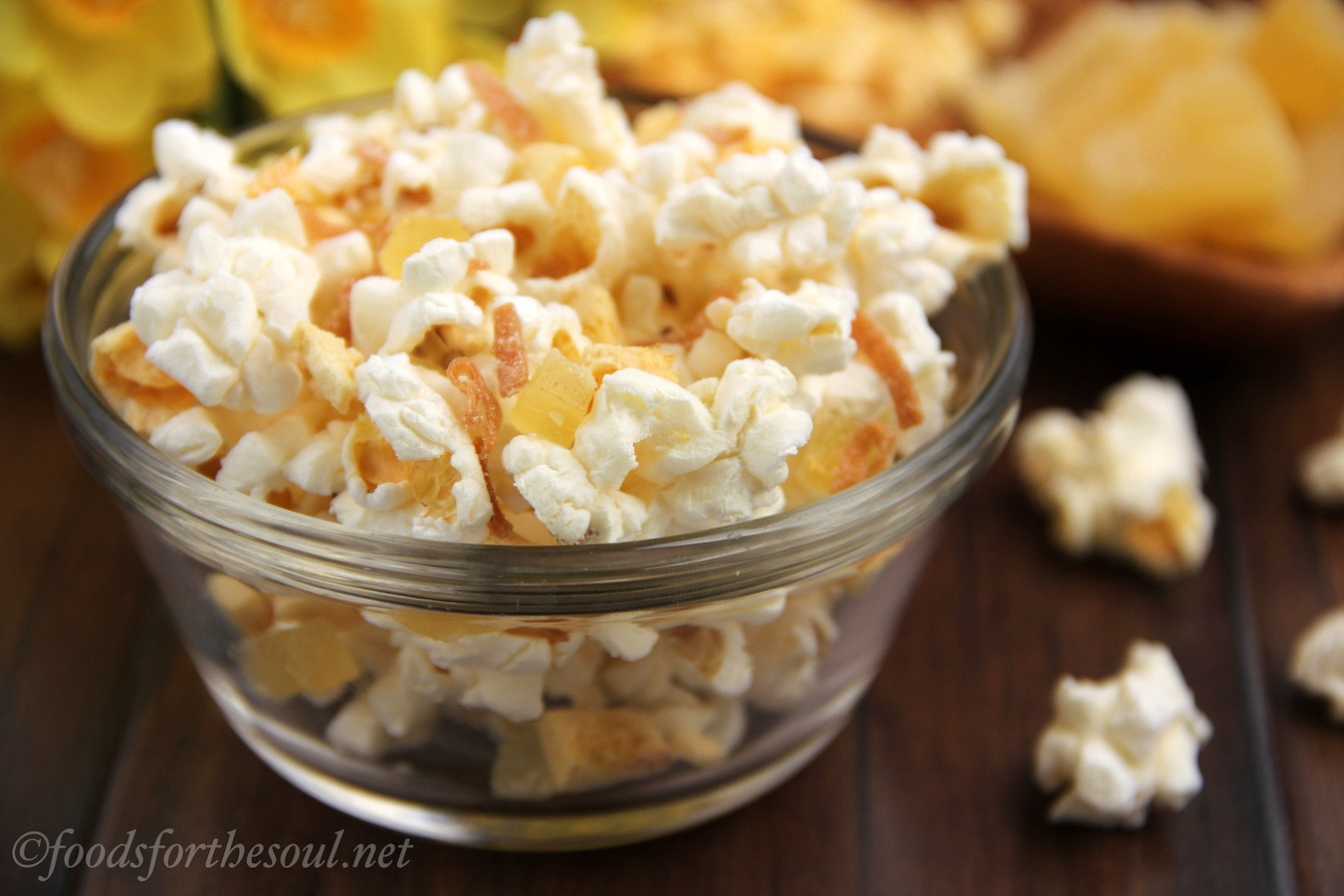 Healthy Popcorn Snacks
 Tropical Popcorn Snack Mix