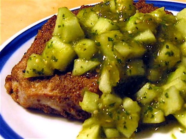 Healthy Pork Chops
 Healthy & Delicious Pork Chops with Tomatillo and Green