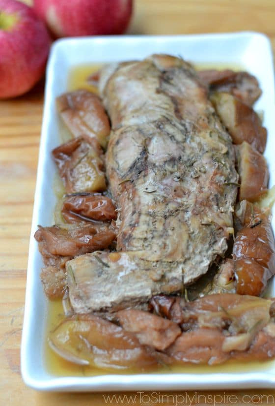 Healthy Pork Loin Recipes
 Apple Pork Tenderloin Slow Cooker Recipe A Healthy