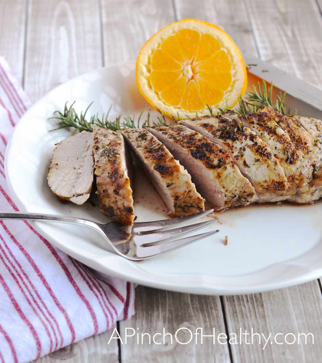 Healthy Pork Tenderloin Recipes
 Grilled Pork Tenderloin on the Stovetop A Pinch of Healthy