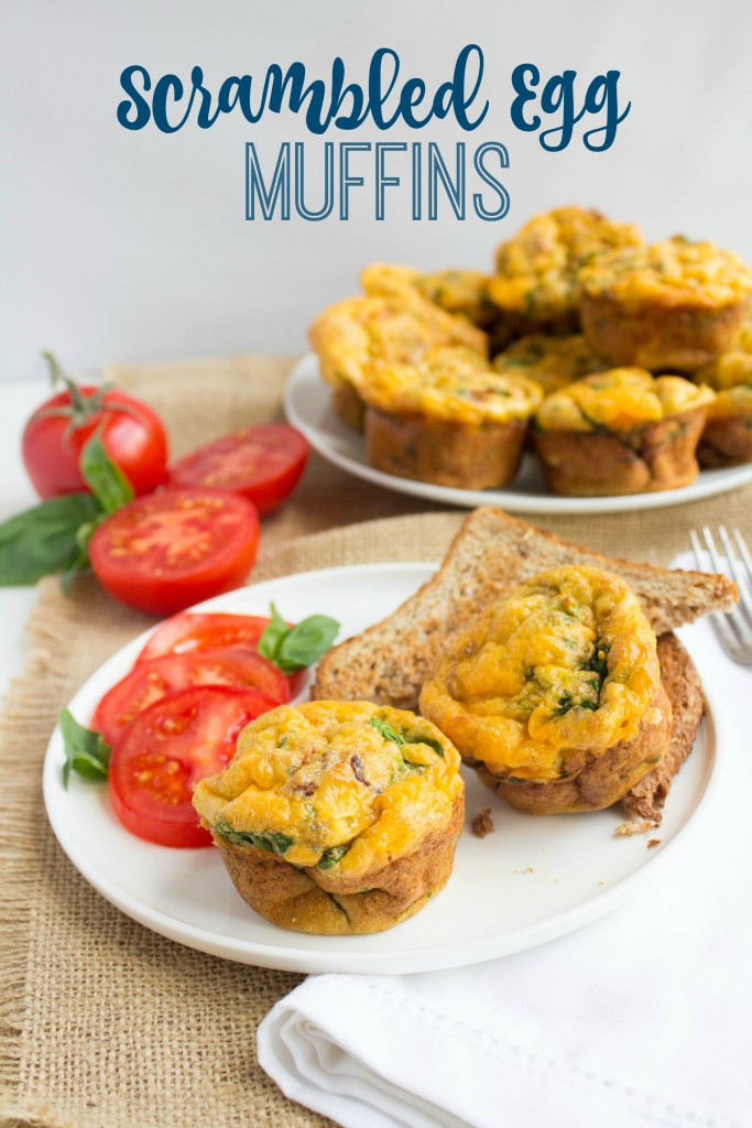 Healthy Portable Breakfast
 Scrambled Egg Muffins