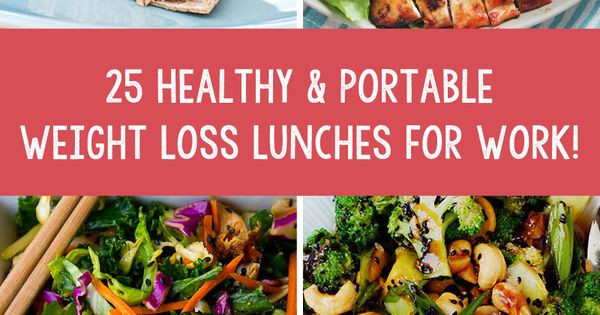 Healthy Portable Lunches
 25 Healthy & Portable Weight Loss Lunches For Work