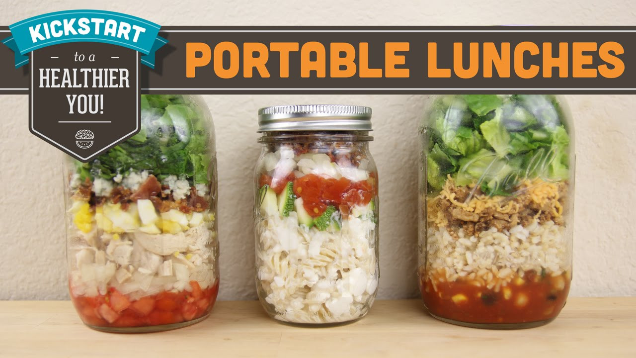 Healthy Portable Lunches
 Portable Lunches In A Jar Mind Over Munch Kickstart