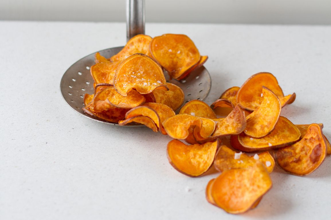 Healthy Potato Chips
 Healthy Homemade Sweet Potato Chips Recipe
