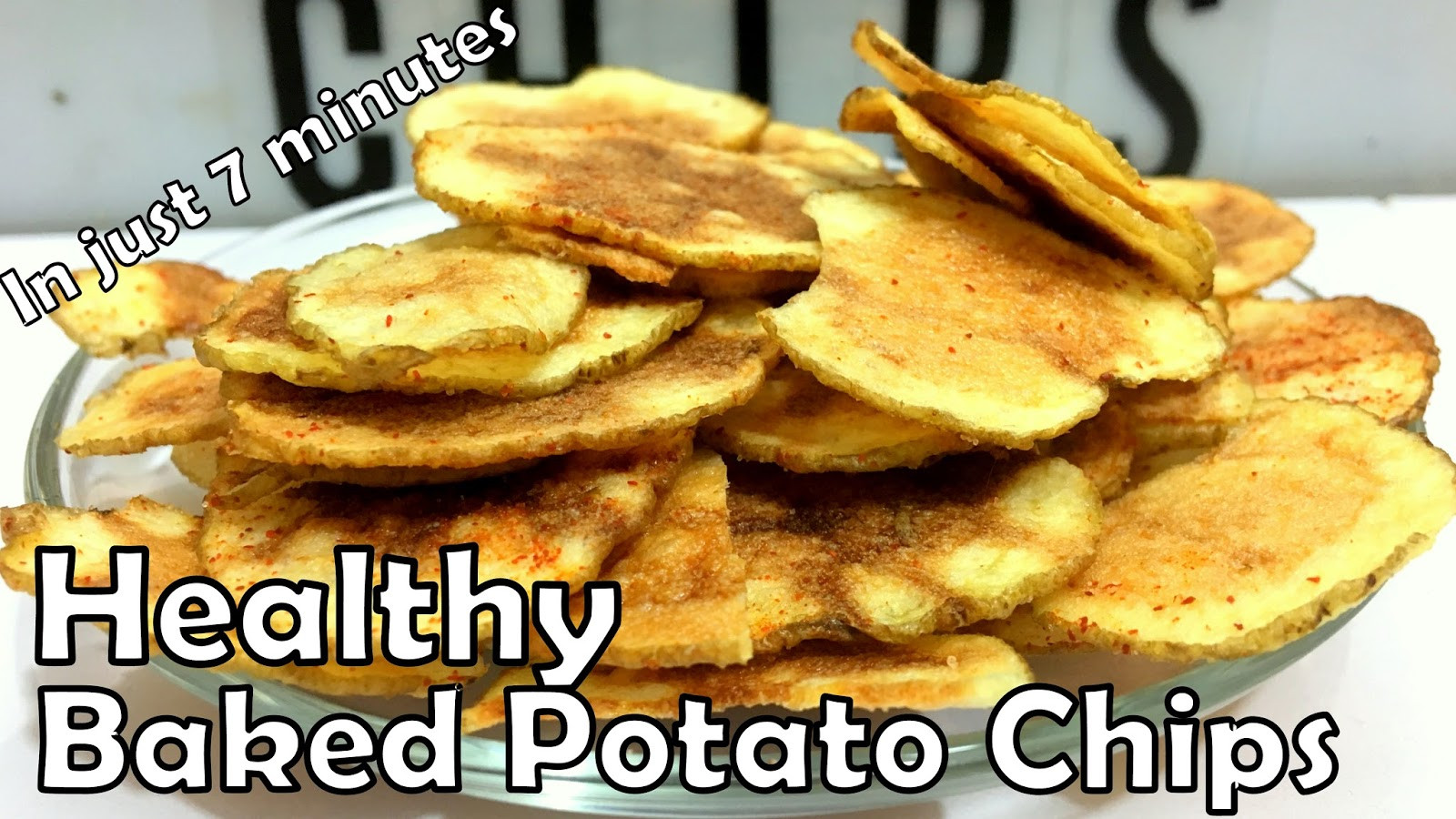 Healthy Potato Chips
 Foodandfun Healthy potato chips in just 7 minutes