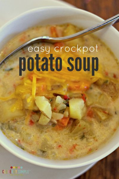 Healthy Potato Soup Crock Pot
 Crockpot Pizza Cleverly Simple