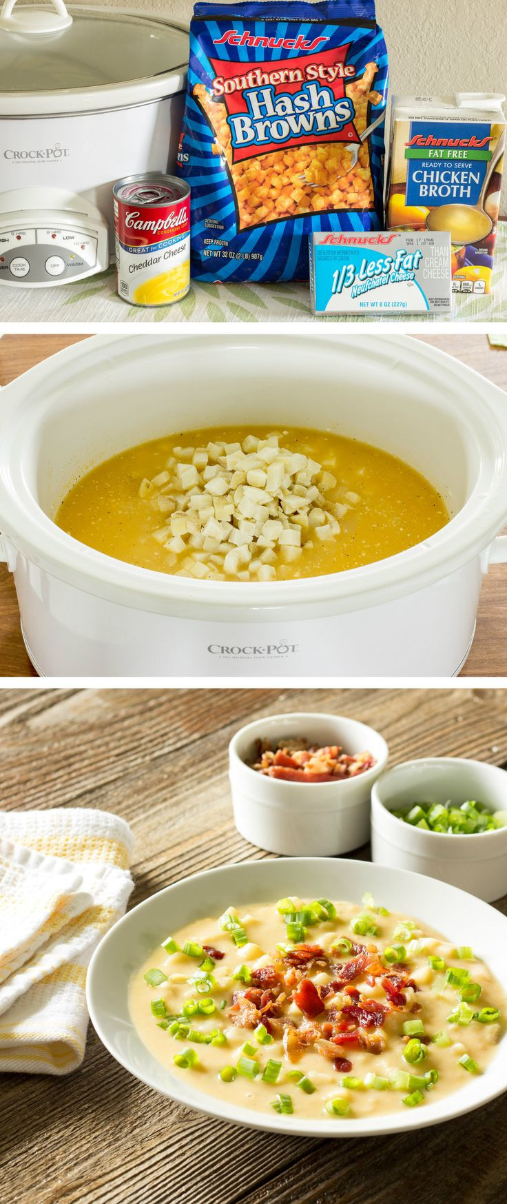 Healthy Potato Soup Crock Pot
 1000 ideas about Loaded Potato Soup on Pinterest