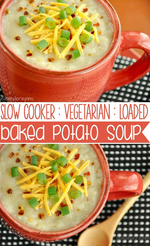 Healthy Potato Soup Recipe Slow Cooker
 Crock Pot Veggie Loaded Baked Potato Soup Recipe