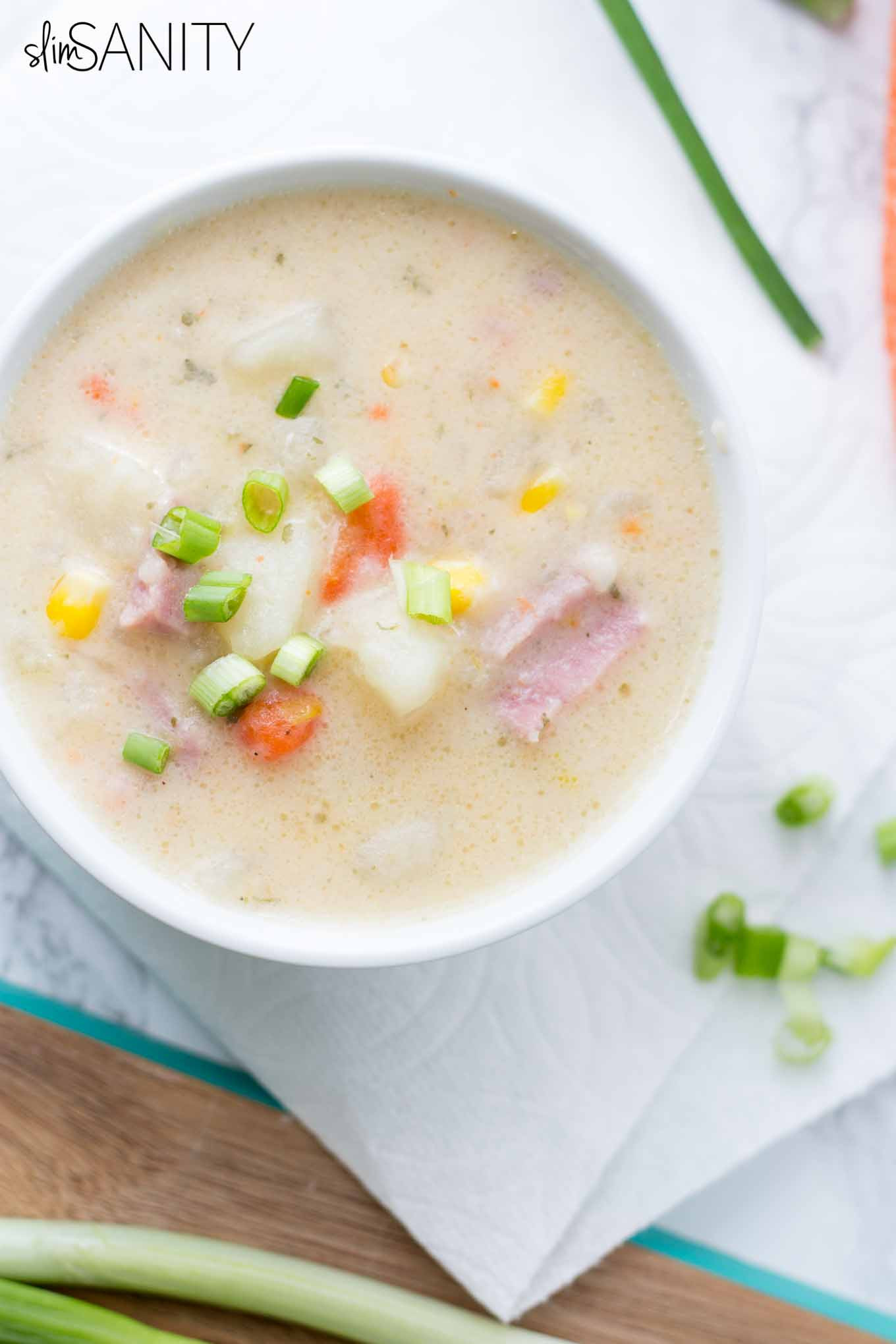 Healthy Potato Soup
 Healthy Soup Recipes Slim Sanity