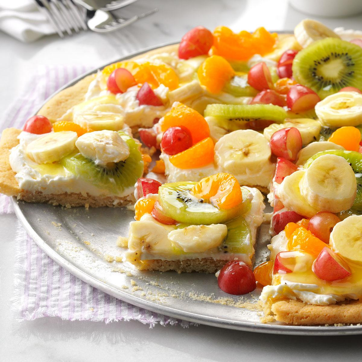 Healthy Potluck Desserts
 Fruit Pizza Recipe