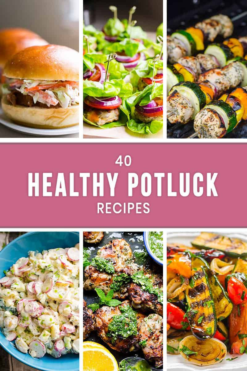 Healthy Potluck Salads
 40 Healthy Potluck Recipes iFOODreal Healthy Family