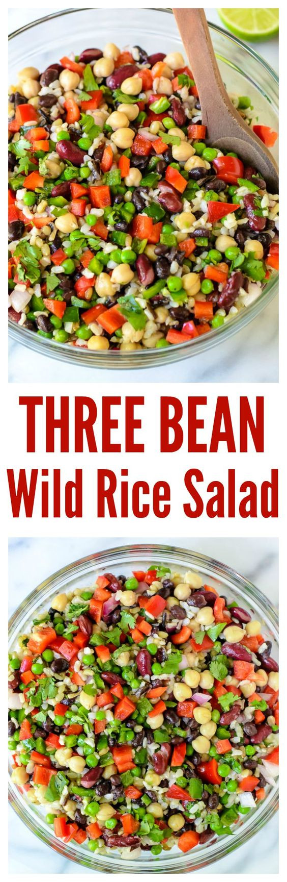 Healthy Potluck Salads
 Three Bean Salad with Wild Rice Recipe