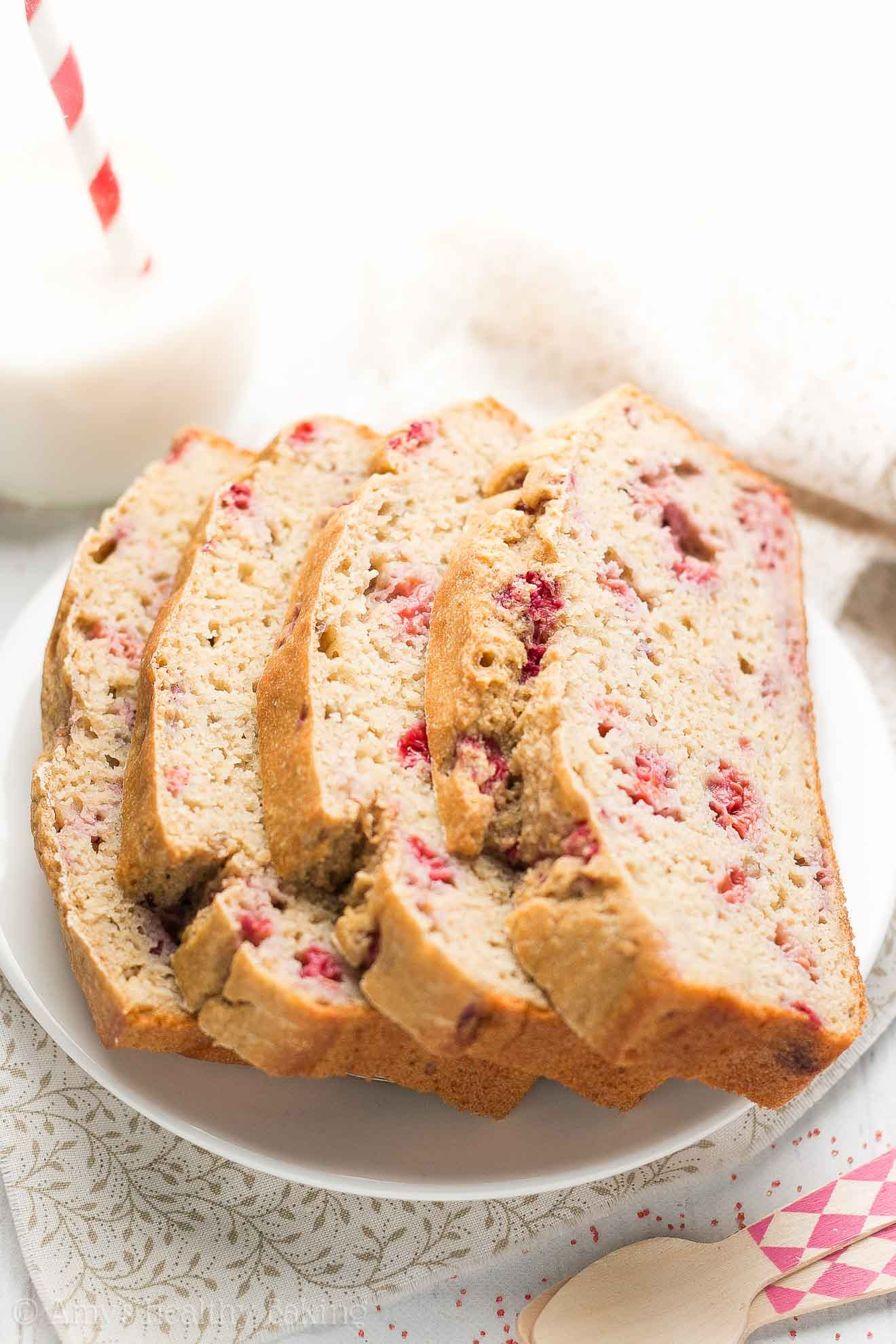 Healthy Pound Cake Recipe
 Healthy Greek Yogurt Raspberry Almond Pound Cake