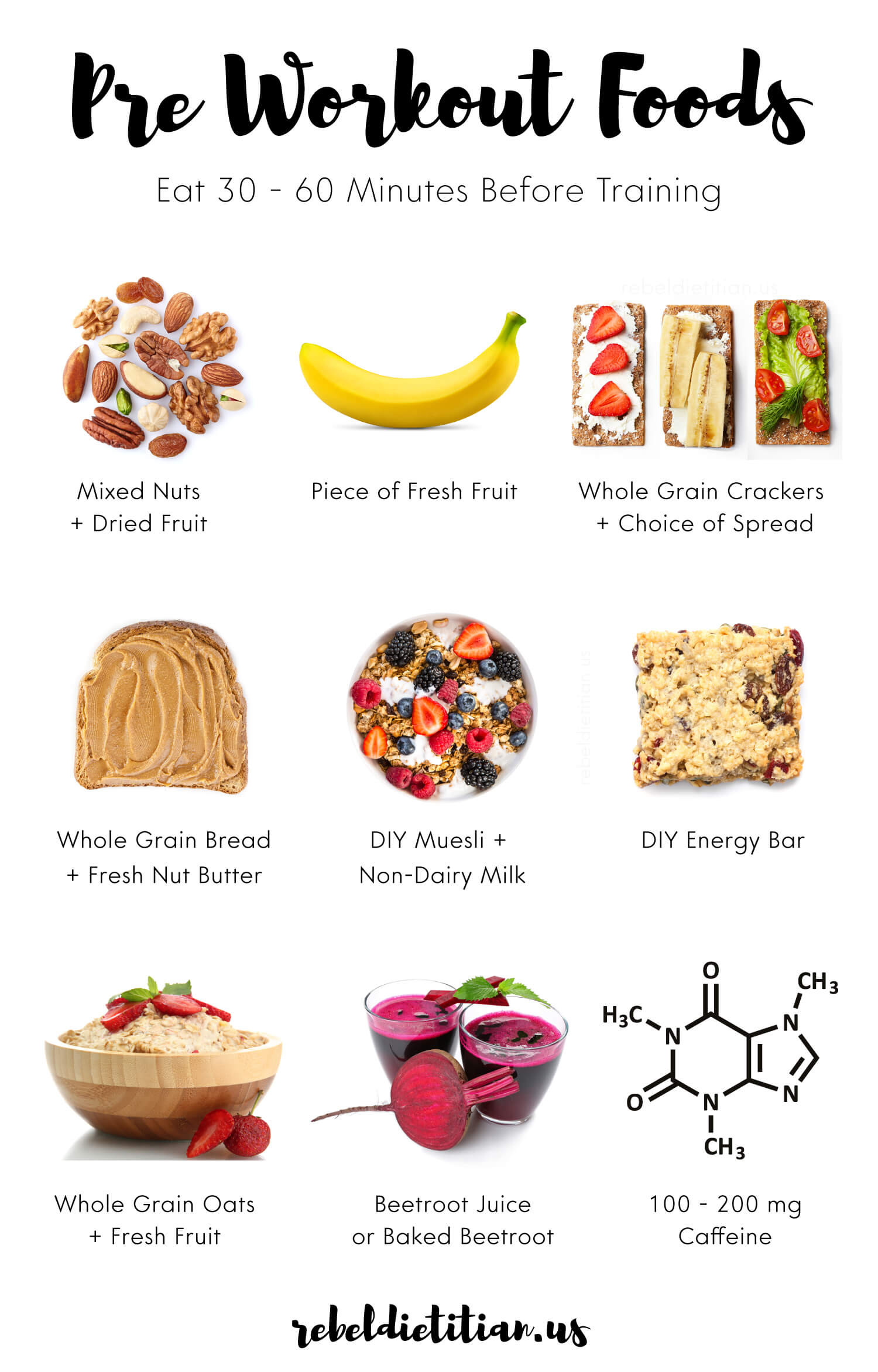 Healthy Pre Workout Breakfast
 Pre Workout Foods