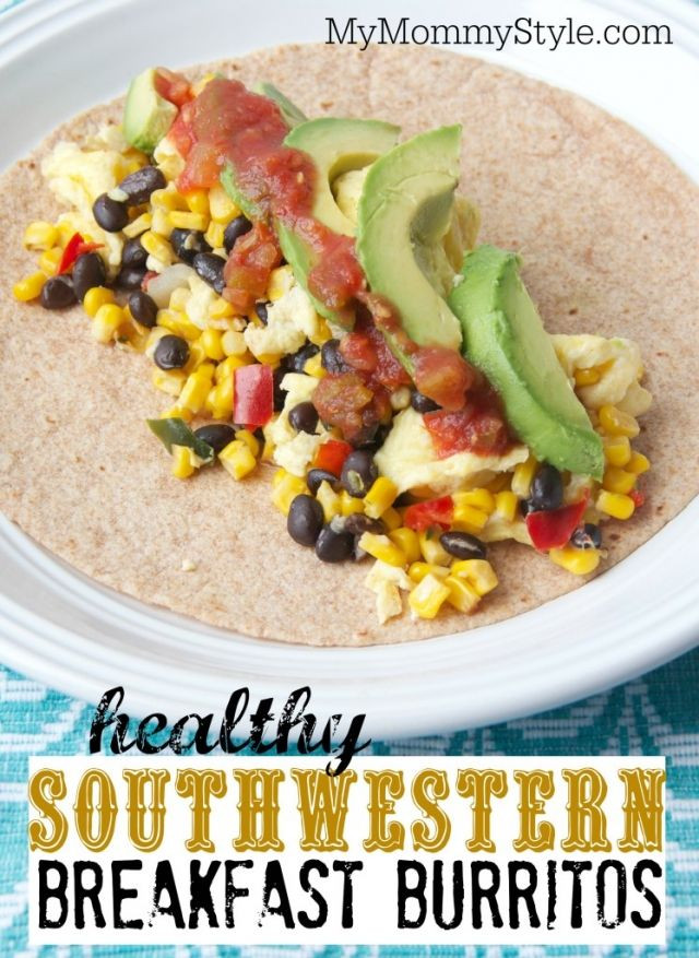 Healthy Premade Breakfast
 Healthy Southwestern Breakfast burritos quick and easy