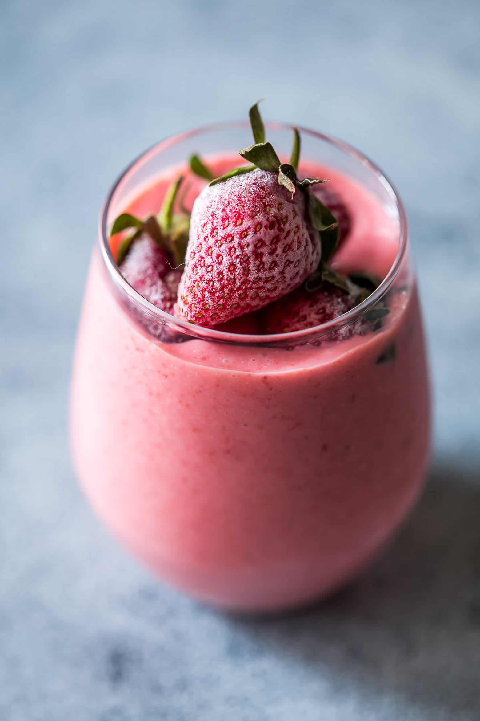 Healthy Premade Smoothies
 Frozen Strawberry Greek Yogurt Smoothie 10 minute Breakfast