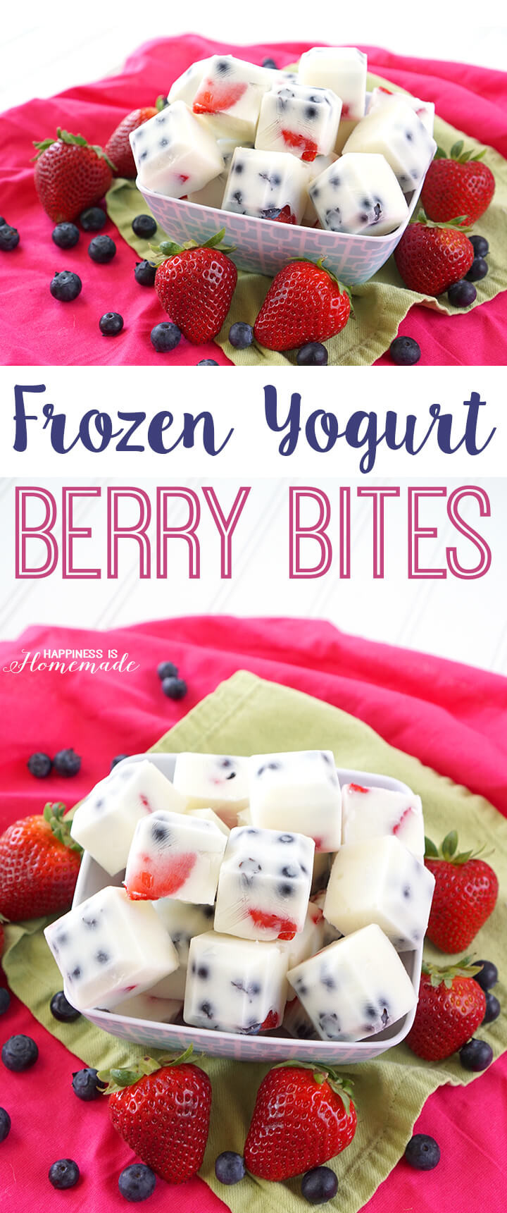 Healthy Premade Snacks
 Frozen Yogurt Berry Bites Recipe Happiness is Homemade