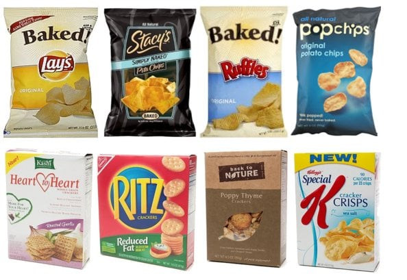 Healthy Pretzels Brands
 Low Calorie Crackers and Potato Chips