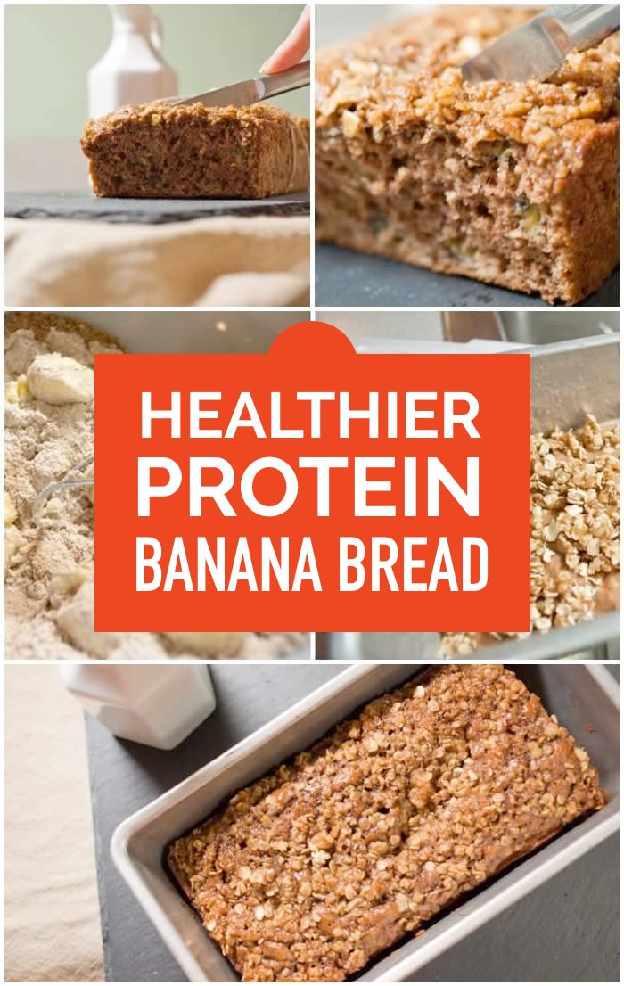 Healthy Protein Banana Bread
 Healthier Protein Banana Bread
