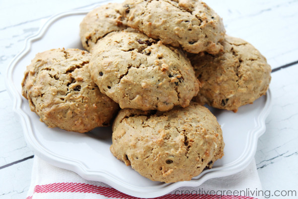 Healthy Protein Oatmeal Cookies
 Gluten Free Oatmeal Raisin Protein Cookies and Giveaway