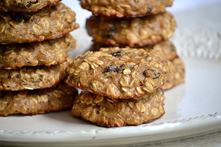 Healthy Protein Oatmeal Cookies
 Jamie Eason s Protein Oatmeal Raisin Cookies