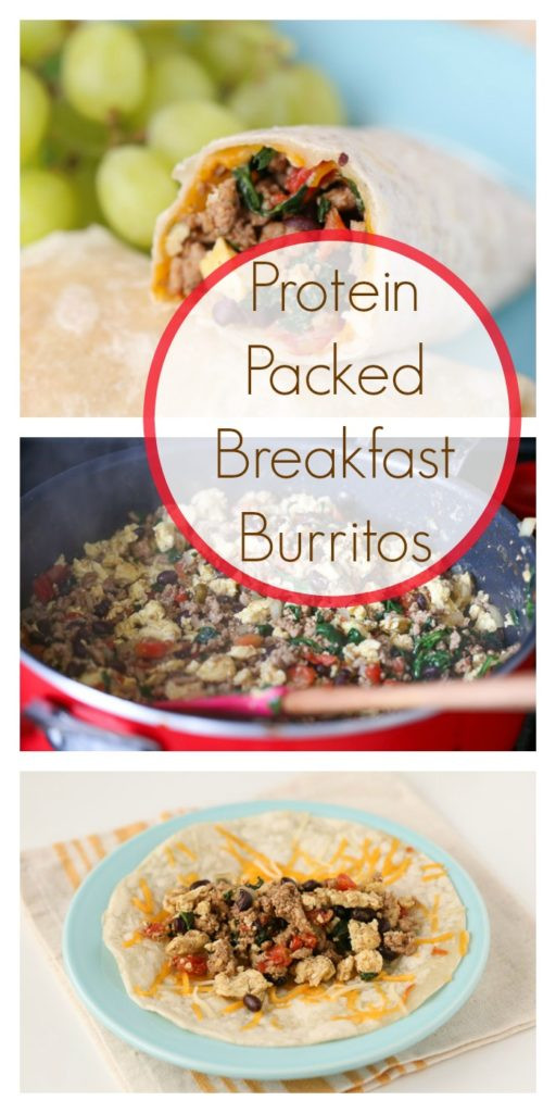 Healthy Protein Packed Breakfast
 Protein Packed Breakfast Burritos