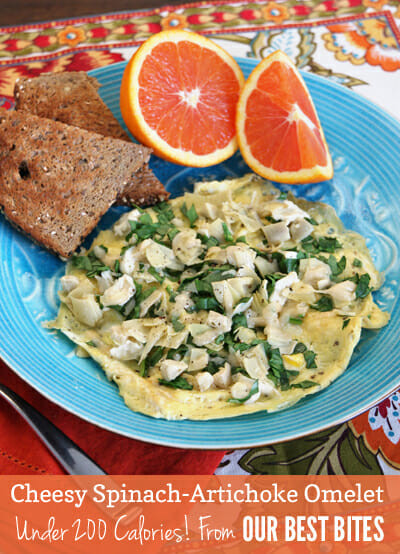 Healthy Protein Packed Breakfast
 Healthy  Cheesy Spinach Artichoke Omelet Our Best Bites