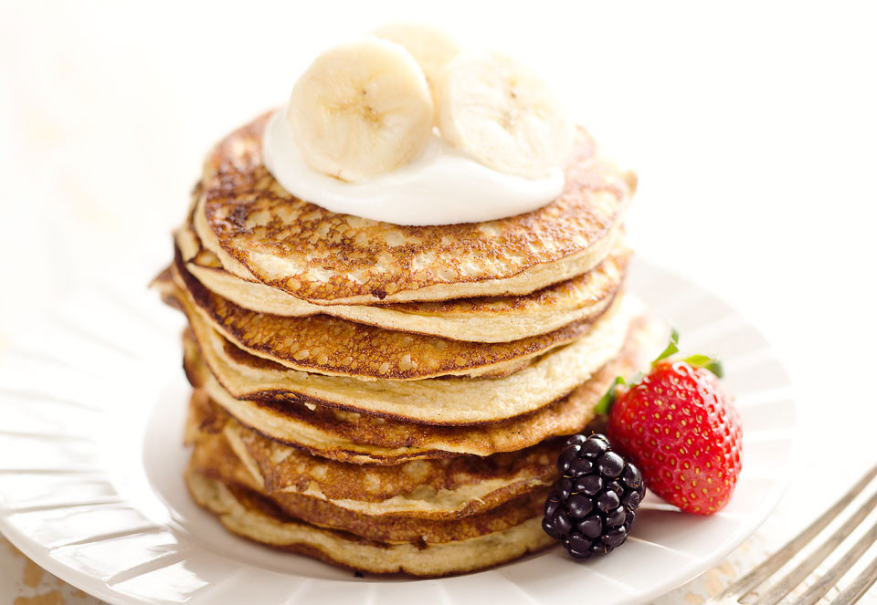 Healthy Protein Pancakes
 Light & Fluffy Banana Protein Pancakes Low Carb Breakfast