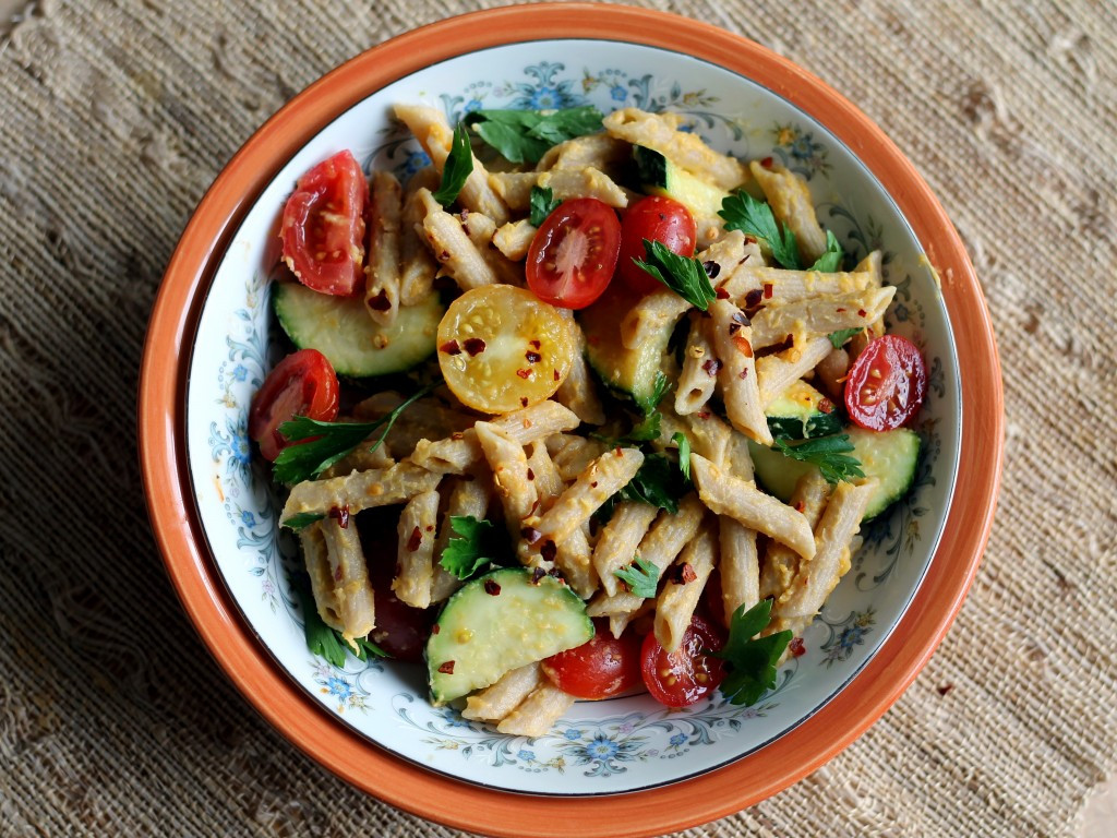 Healthy Protein Salads
 Healthy Spring Veggie Pasta & an exciting update