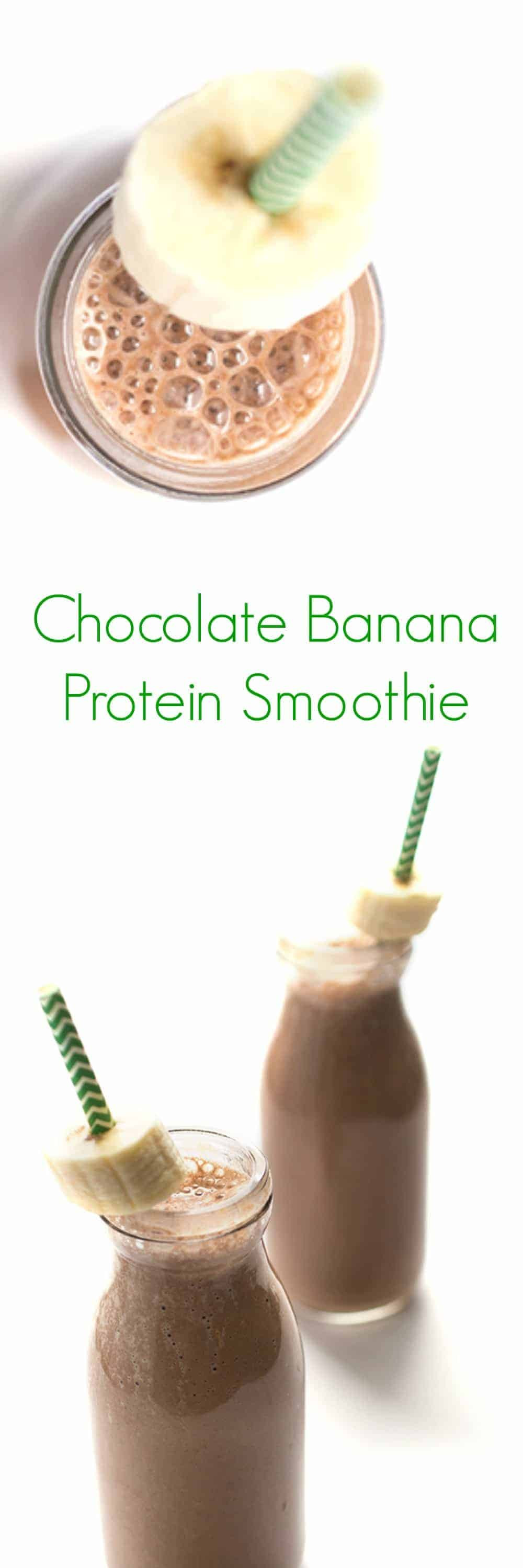 Healthy Protein Smoothie Recipes
 Chocolate Banana Protein Smoothie The Lemon Bowl