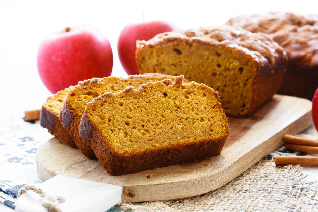 Healthy Pumpkin Apple Bread
 Apple Pumpkin Bread Food Fanatic